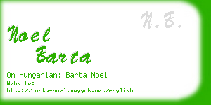 noel barta business card